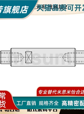 导向轴 两端台阶内螺纹带扳手槽型PFPGH-PSFHU-PSFPGH-