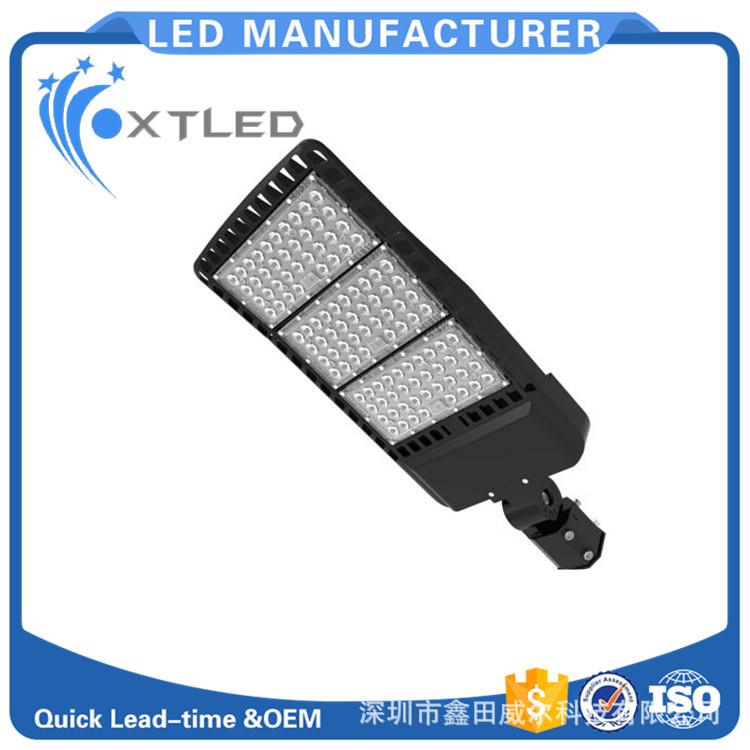 跨境户外路灯灯头LED方形路灯300W模组道路庭院市政工程路灯头