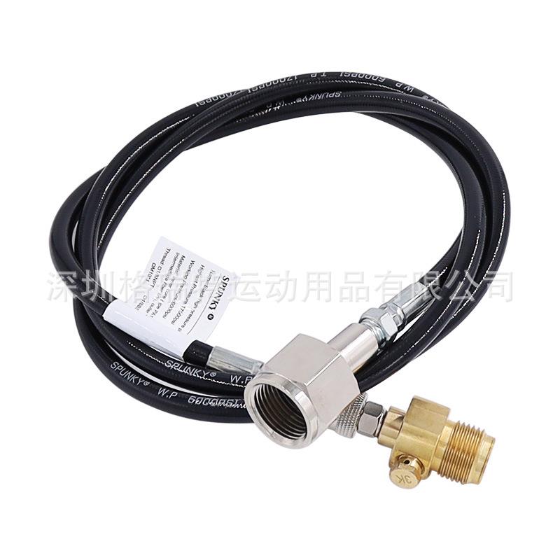 跨境澳洲版苏打水机连接管2.5米黑管接苏打水机接头sodastream