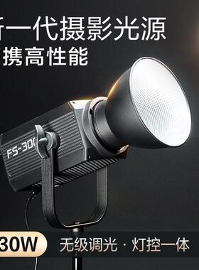 南冠南光FS300摄影led补光灯影棚人像儿童美食拍照视频常亮聚光灯