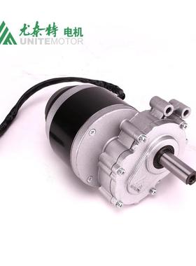 尤奈特轮椅车电动机带电池刹车有刷永磁直流电机MY1016Z-250W24V