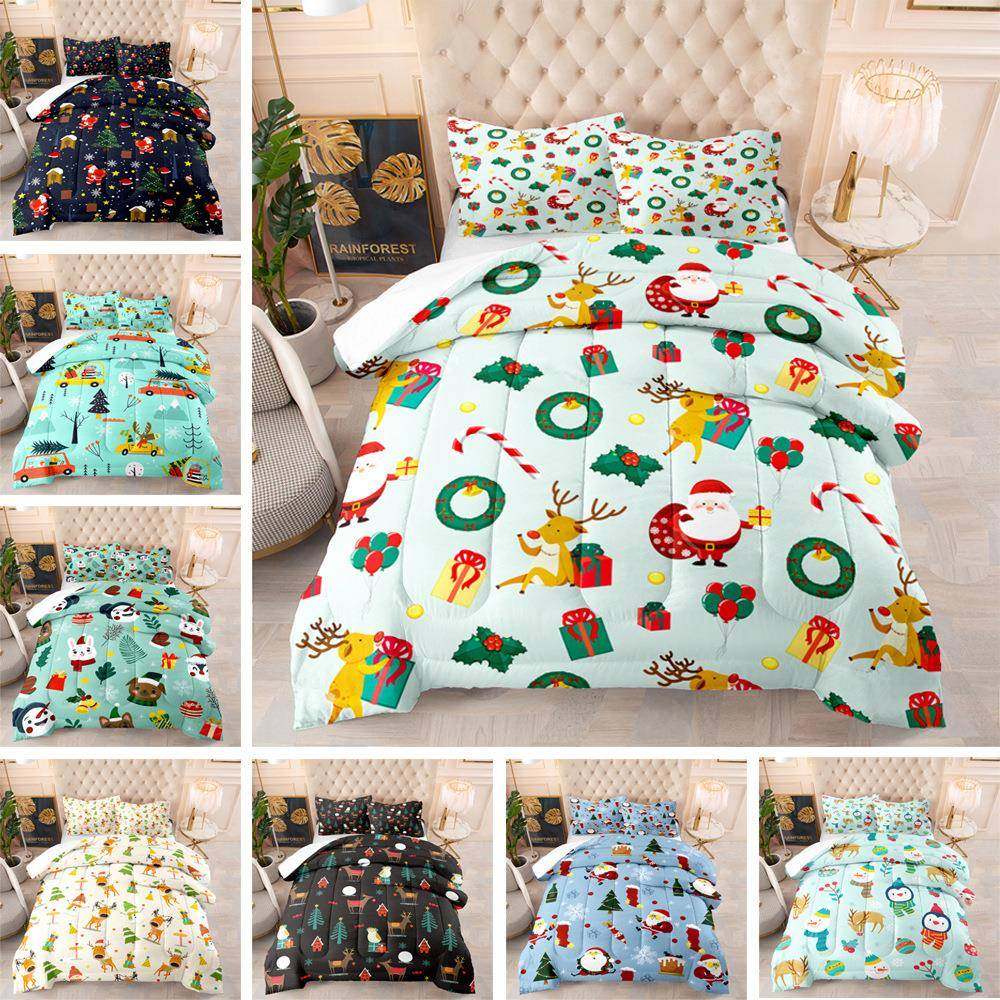 羽丝棉被子圣诞节红色插画被芯直销胖被外贸,清洗/食品/商业设备,风口/风叶/风机配件,淘宝优惠券,粉丝福利购,淘宝优惠卷