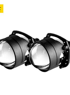 2022S82.5寸LED双光透镜大灯35W6000K远近光一体LED透镜大灯