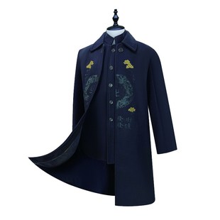 男 老人冲喜寿服现代年轻西装 快速发货高档中山装 m寿衣七件套男士