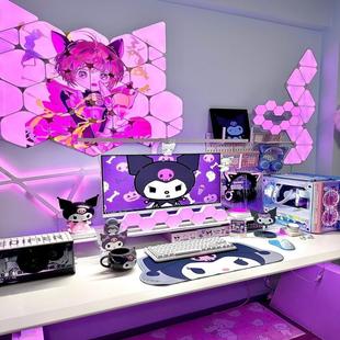 Cololigh电竞奇光板RGB智能米家声控量子灯nanolea感应蜂窝蜂巢