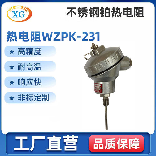 厂家供应,热电阻,装配式热电阻,铠装热电阻,高品质热电阻WZPK-231