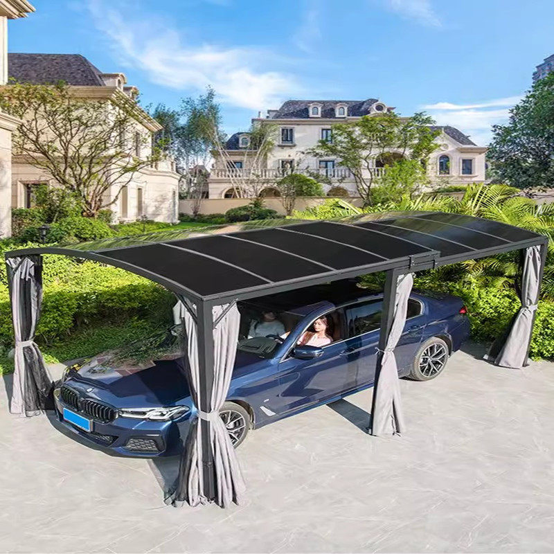 户外遮阳蓬家用伸缩车棚移动帐篷停车棚楼顶乘凉棚庭院室外遮阳棚