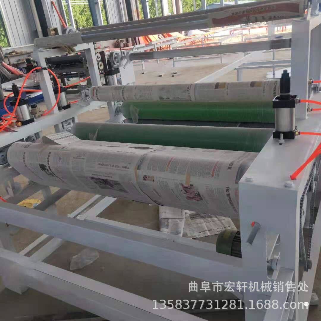竹木大板覆膜平贴机 pvc发泡板热转印贴纸机 木饰面板贴面机