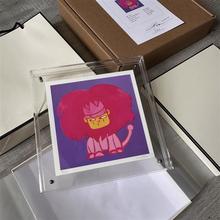 艺术家甲板亲签十二星座亚克力外框 收藏生日礼物