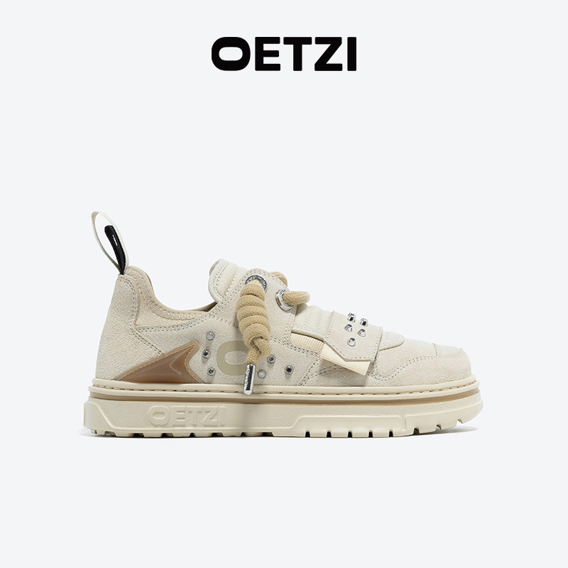 OETZI冰人奥兹铆钉休闲板鞋休闲板鞋