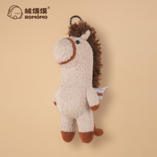 绒馍馍毛绒马挂件马年吉祥物公仔小马玩偶包包挂件新年礼物