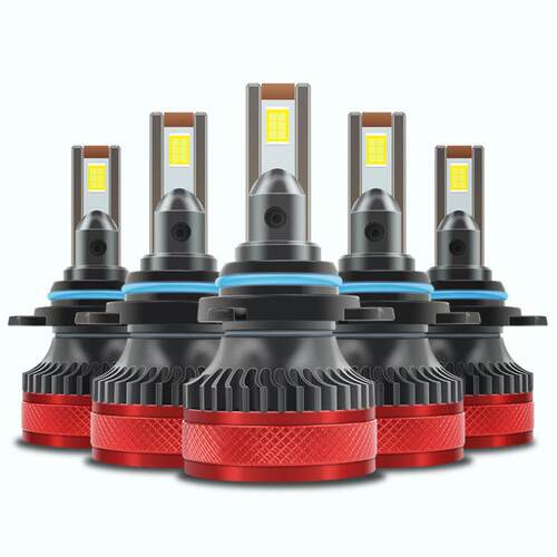 M9汽车LED前大灯散热超亮聚光汽车灯泡ledH7H4H19005汽车改装厂家