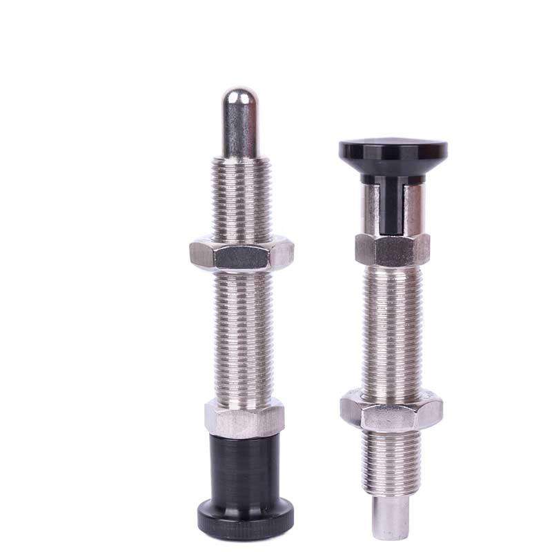 VCN244 分度销 不锈钢 旋钮柱塞 分割定位柱 加粗加长 弹簧柱塞