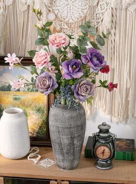 烟屿飞帆手札仿真花跨境装饰设计婚庆手捧花束墙饰墙挂CF02147