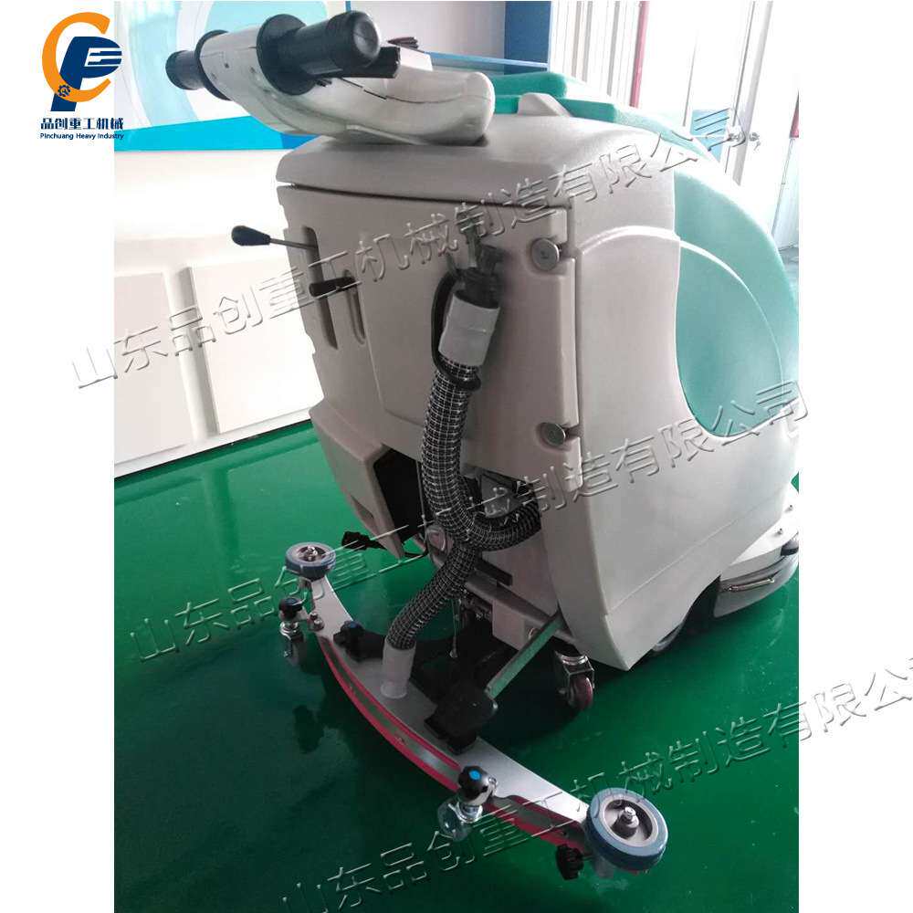 手推式半自动扫地机 刷盘式工业地坪电动清扫机 酒店大理石刷地机