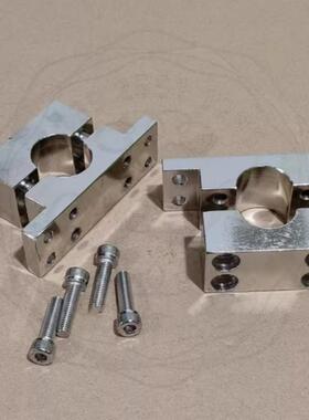 钢制分离T型导向轴支座支撑固定加厚GDF02 SHPTMN 孔径30-50