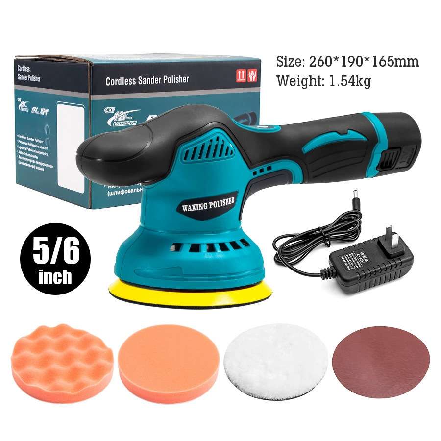 12V锂电抛光机无线便捷式打磨可调速手持打磨机汽车打蜡机清缝