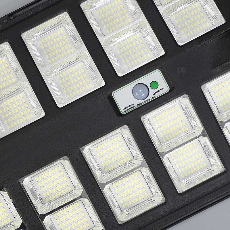 路灯大功率500w雷达感应一体化太阳能灯户外防水新农村道路灯