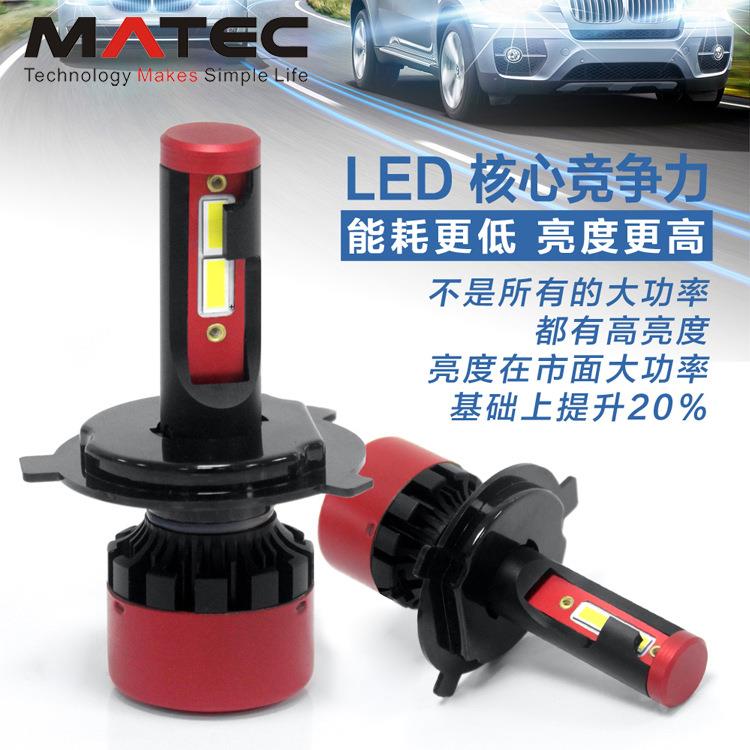 厂家直供跨境L8H系列汽车LED大灯 H11 大功率48W高亮聚光型LED灯