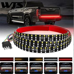 热销汽车LED装 饰货车皮卡车60寸4PIN三排三色刹车流水转向尾灯条