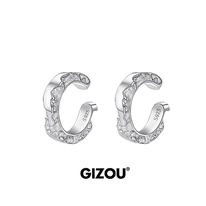 极昼GIZOU白敬亭同款925银高位耳骨夹男新款小众高端无耳洞耳饰,饰品/流行首饰/时尚饰品新,耳夹,淘宝优惠券,粉丝福利购,淘宝优惠卷