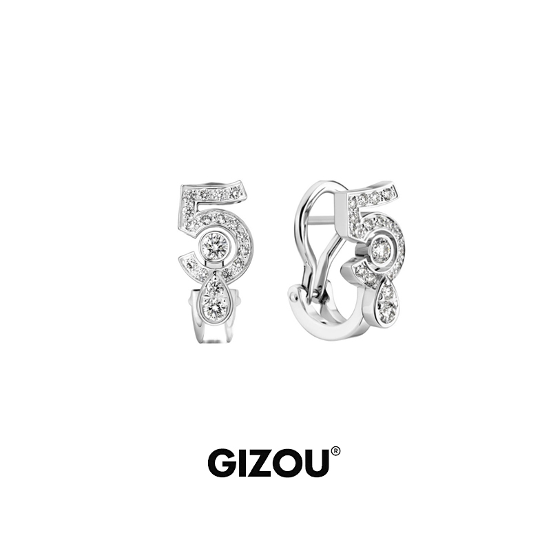 极昼纯银彗星5字轻奢新款耳钉