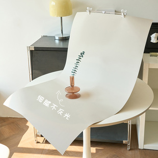 哑光肤感PVC拍摄背景板 不反光纯色白色黑色静物拍照产品摄影道具