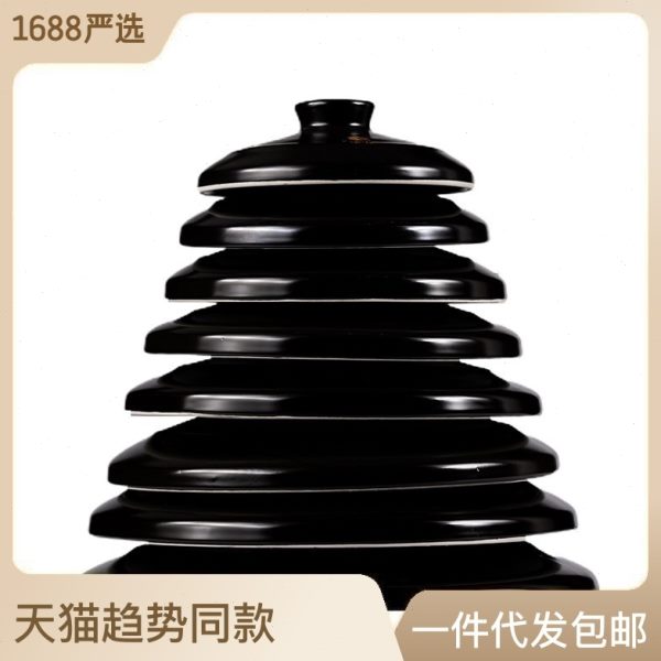 盖盖煲白色盖陶瓷砂锅锅盖康舒黑色 药炖锅壶 煲汤煲汤锅瓷盖子