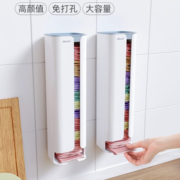 器收纳盒盒大容量方便袋集神器收抽取垃圾袋壁挂式厨房塑料袋袋子