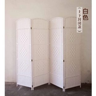 隔断墙移动折屏可移动卧室帘障遮挡进门屏折叠客厅布屏风隔断