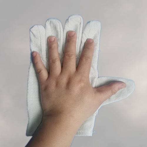 24线双层全衬加厚帆布手套劳保耐磨机械工作电焊工防护用品厂家