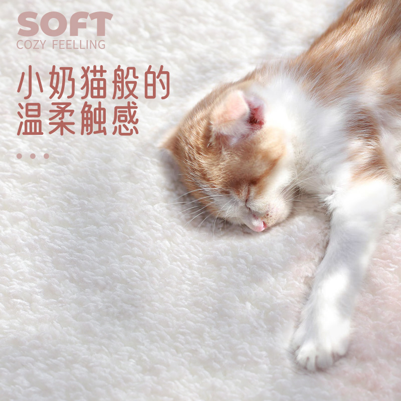 简约仿羊绒卧室床边满铺长条地毯家用客厅茶几毯儿童房榻榻米地垫