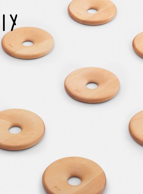 PIY薄荷糖锅垫 隔热厨房餐桌面防烫垫耐高温隔热原木