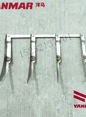 洋马收割机配件AG600 主滚筒罩盖送尘阀