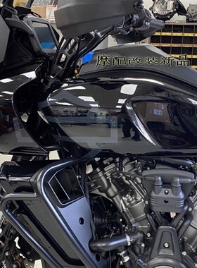 适用于哈雷泛美改i装 Pan Americ改装件 配件 车把加高码 增高码
