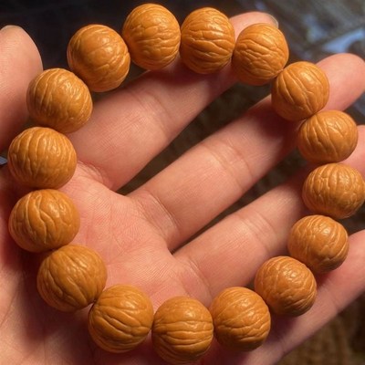 猴头手串土f豪矮装原籽原桩凤羽双脐南瓜桩核桃文玩男