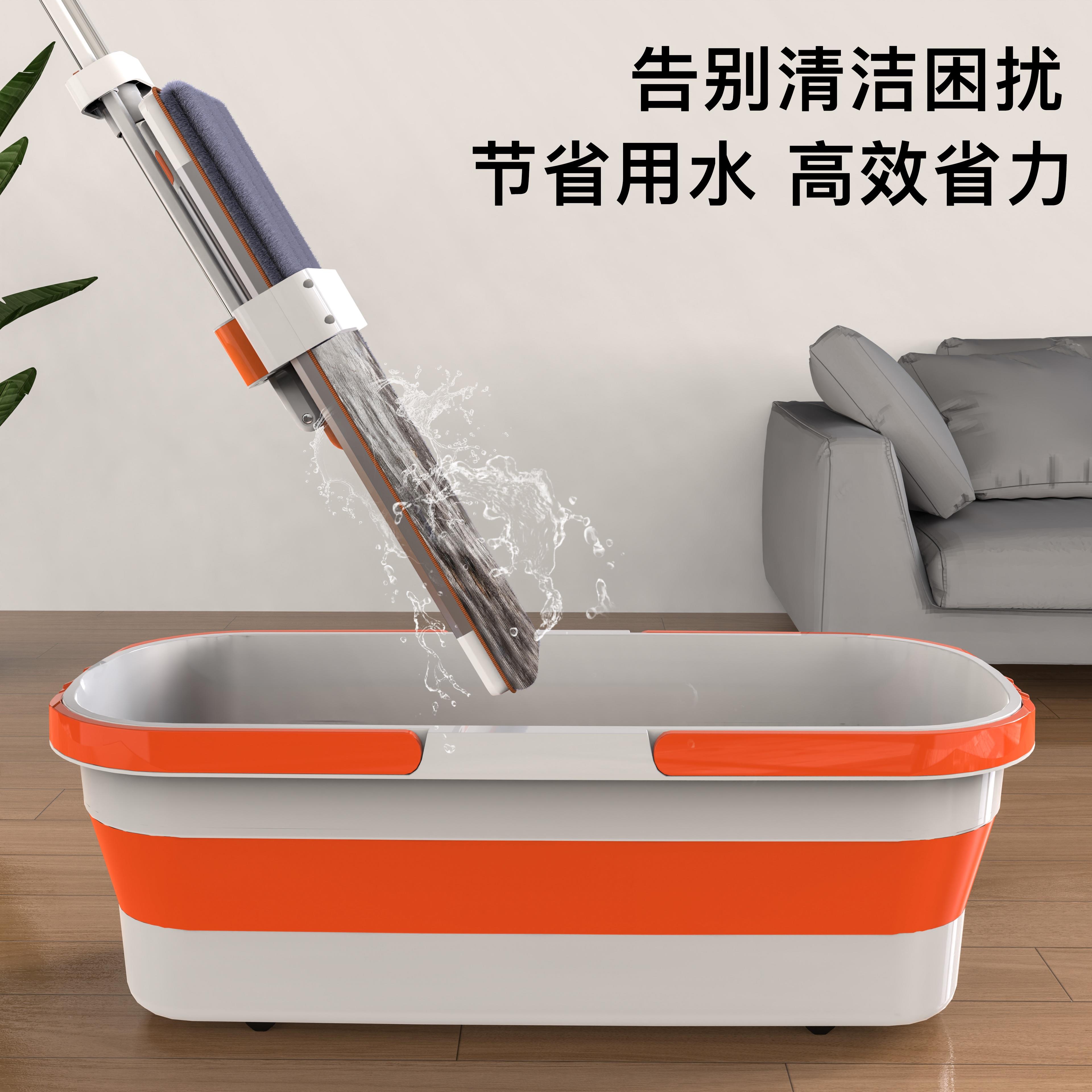 把桶洗长方形可叠大拖号20无品牌/24新款涮拖布单卖盆清家折用拖