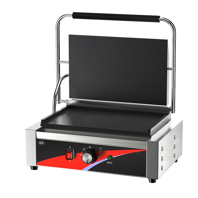 锦邦商用帕尼尼机电热压板JSB812炉单头烤饼三扒文治烤肉压十牛机