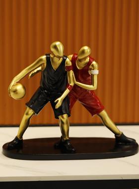 现代品简约创意216-LQ篮篮球轻摆办件家居电视酒柜装饰公室书房奢