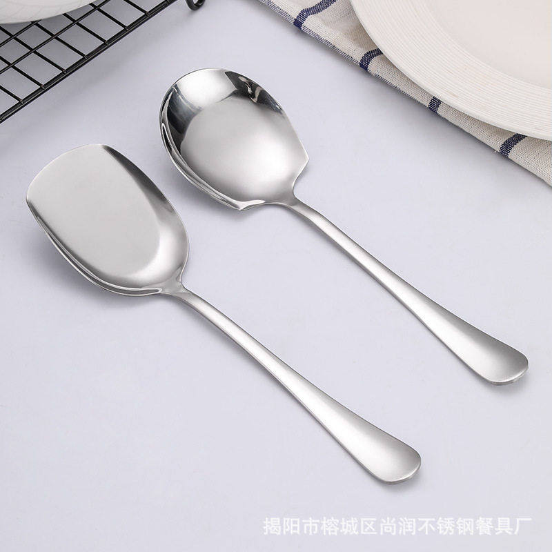 酒店公用勺子加厚不锈钢大码分菜勺大号餐厅长柄大公勺食堂分餐匙,餐饮具,便携/折叠餐具,淘宝优惠券,粉丝福利购,淘宝优惠卷