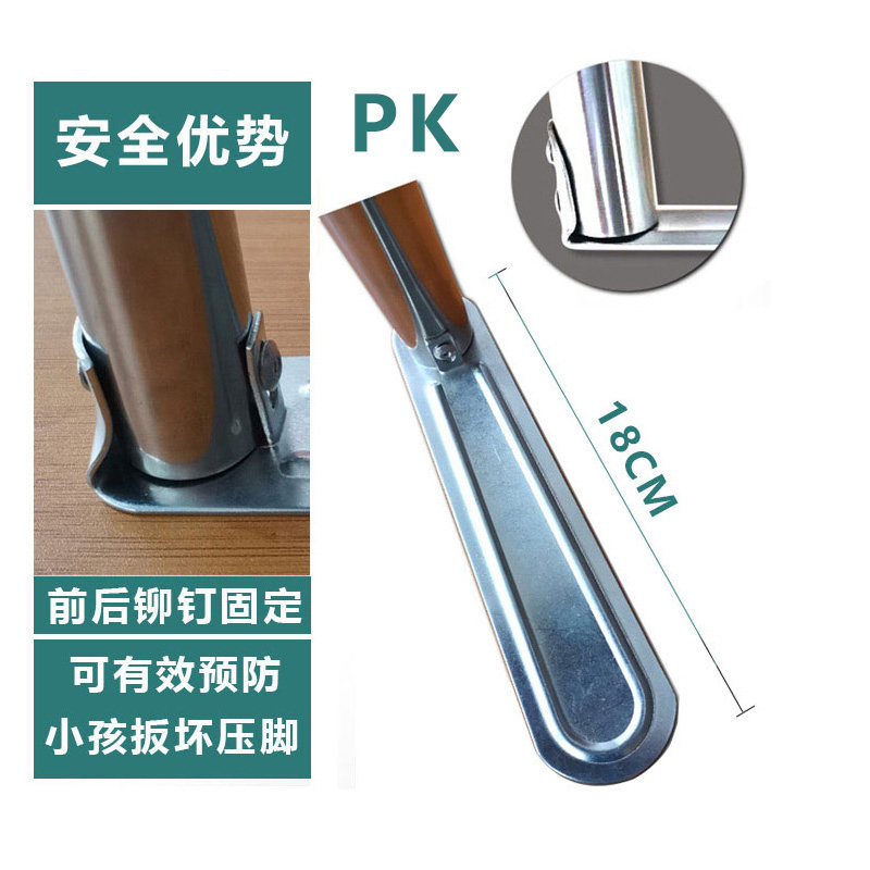 蚊帐架子卧室大床支架家用加厚加粗不锈钢1.8m床带牛角撑四脚宫廷