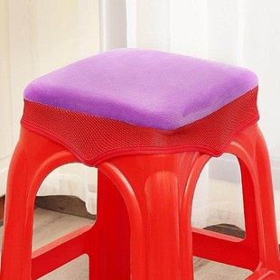 椅子凳子垫子坐垫防滑带卡扣加厚正方形海绵坐垫套罩屁股屁垫冬季