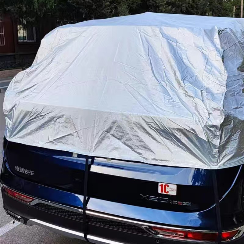 真牛津布雨伞布不加绒汽车t车衣车罩通用防雪防霜防晒防雨落叶鸟