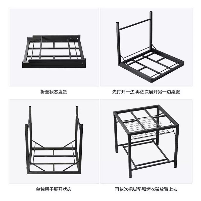 烤火桌子a新款家用2024冬天烤火炉取暖桌冬季全套折叠正方形烤火