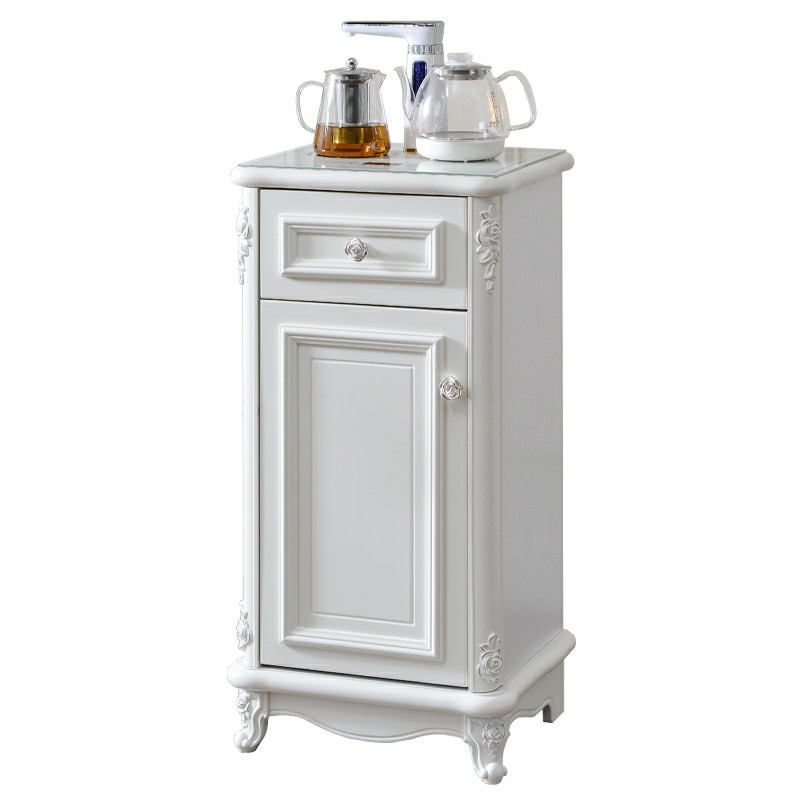 家用实木茶吧机欧式下置水桶客厅高端智能全自动T一体饮水机带柜