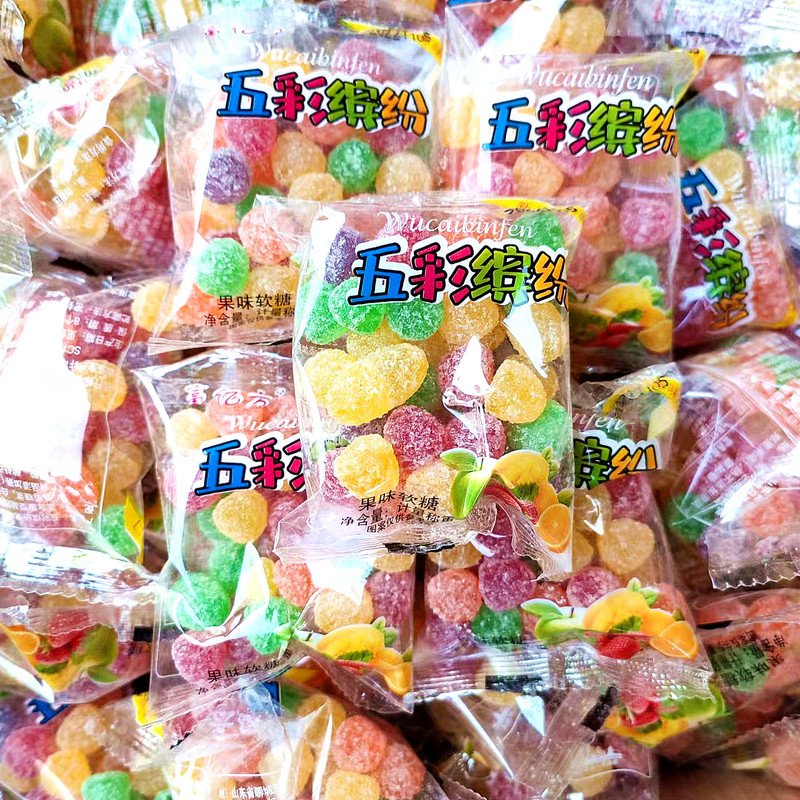 5斤装果味软糖多口味混合口味水果味软糖凝胶软糖糖果