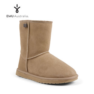澳洲羊皮毛中筒防滑防水保暖2025 棉鞋 EMUAustralia雪地靴女款 冬季