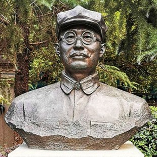 李井泉半身像粟裕玻璃钢铸t铜广场户外李立三纪念意义展览馆雕像