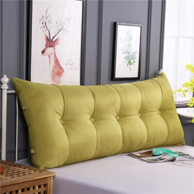床头靠垫AAX靠枕欧米长方形大z靠背沙护腰软包北卧室榻榻.床发靠