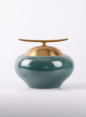 新中式陶瓷室内储物罐摆件创意样板房家J居客厅酒柜电视柜软装饰